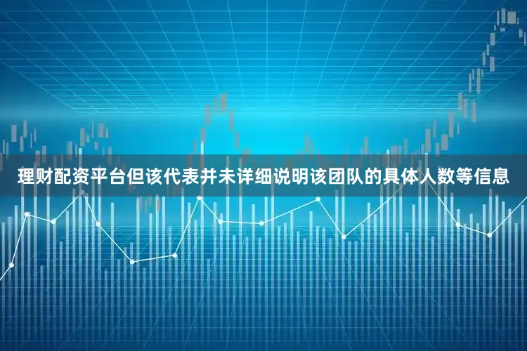 理财配资平台但该代表并未详细说明该团队的具体人数等信息